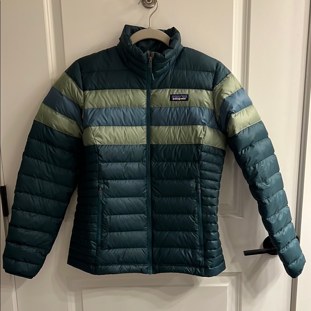 Patagonia Blue Puffer Jacket Lightweight Insulated